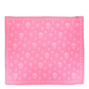 Hot pink Alexander McQueen scarf
